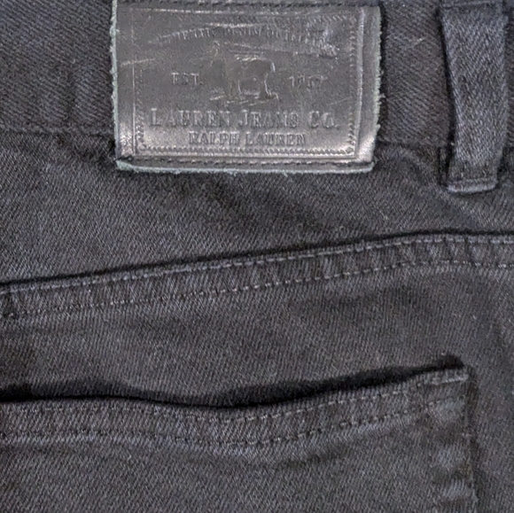 Lauren Jeans Co. Ralph Lauren Green Label Embroidered Jeans Vintage 90's - Picture 7 of 12